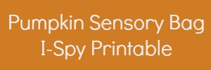pumpkin sensory bag printable