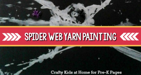Spider Web Yarn Painting