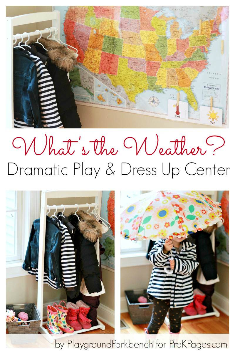 Weather Dramatic Play Center for preschool