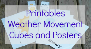 weather movement game printables