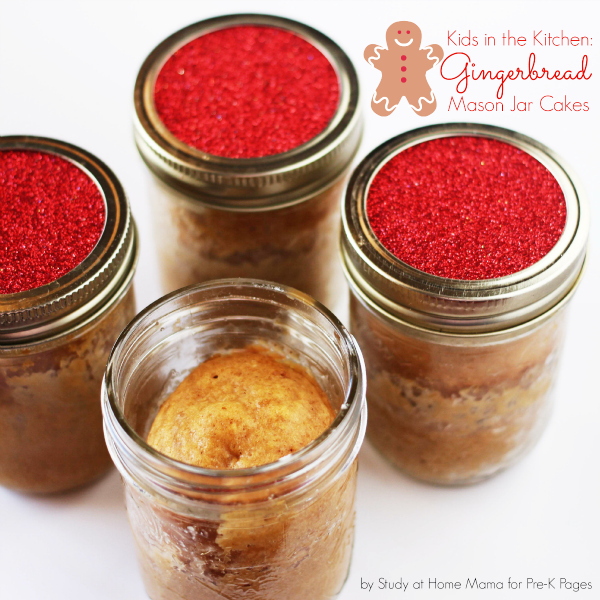 Gingerbread Mason Jar Cakes