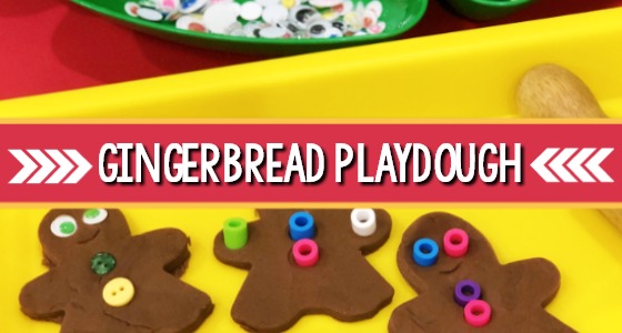 Gingerbread Playdough Recipe for Preschoolers
