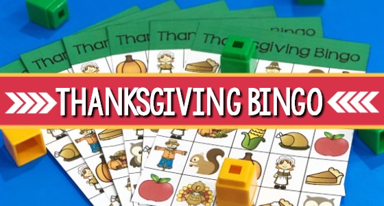 Thanksgiving bingo game
