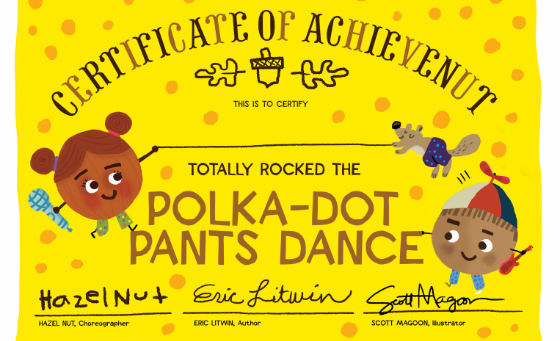 polka dot pants dance