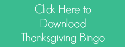 Thanksgiving Bingo Button
