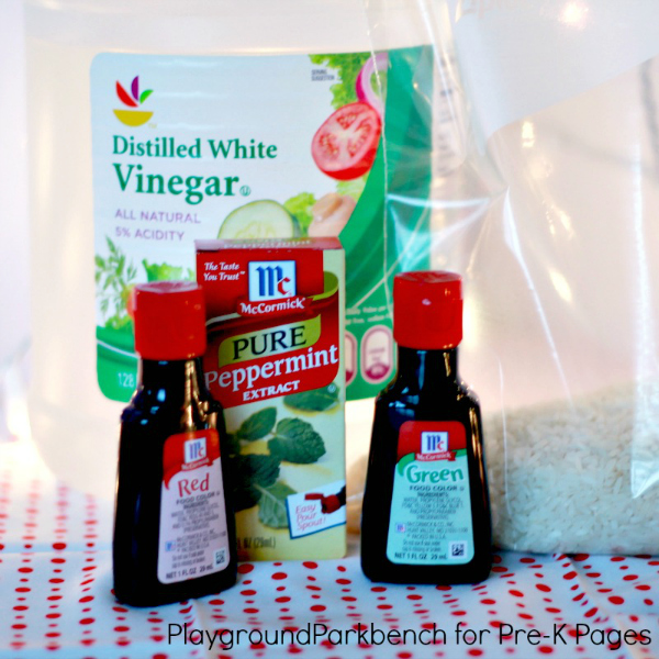 christmas colored scented rice ingredients