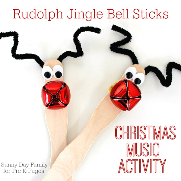 Rudolph Jingle Bell Sticks