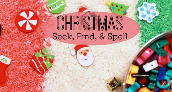 christmas seek find and spell