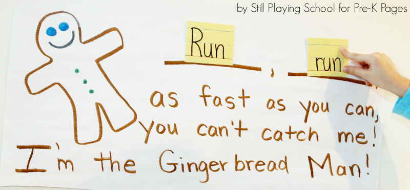 gingerbread man activity