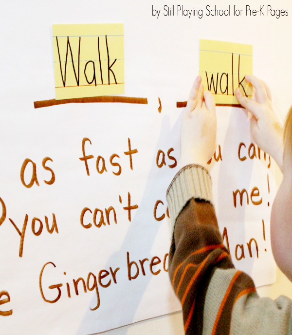 gingerbread man game for preschool