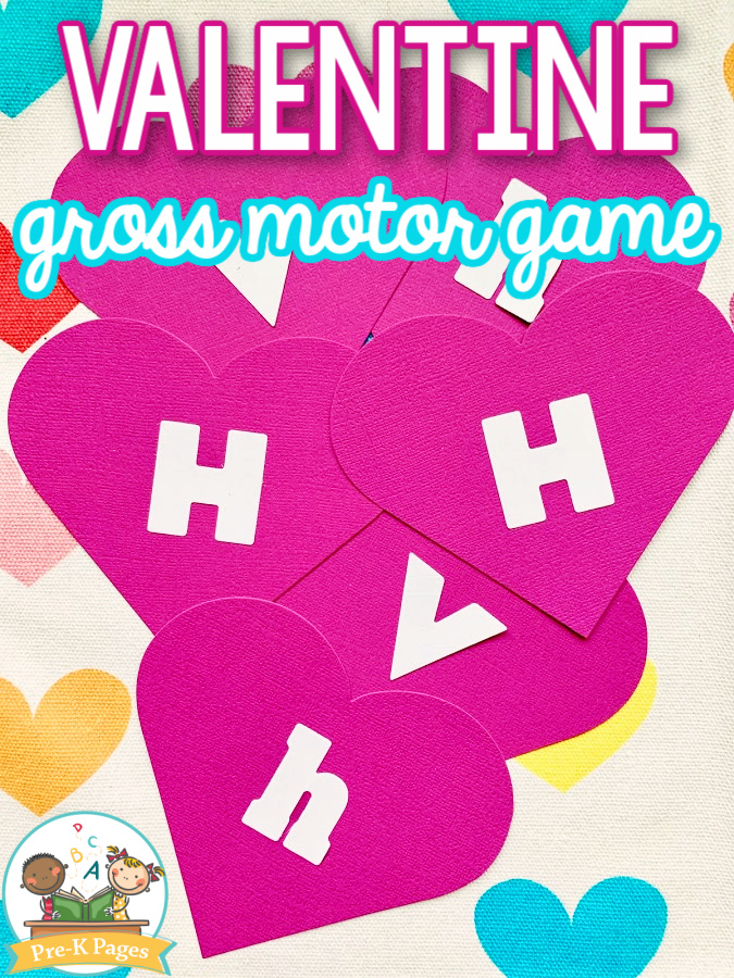 Valentine Gross Motor Game