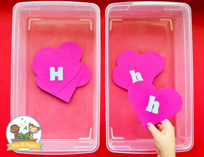 Valentine Heart Relay Race