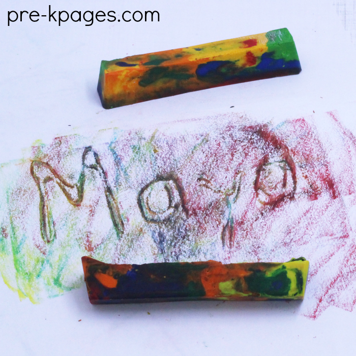 How to Make Recycled Rainbow Crayons. - Picklebums
