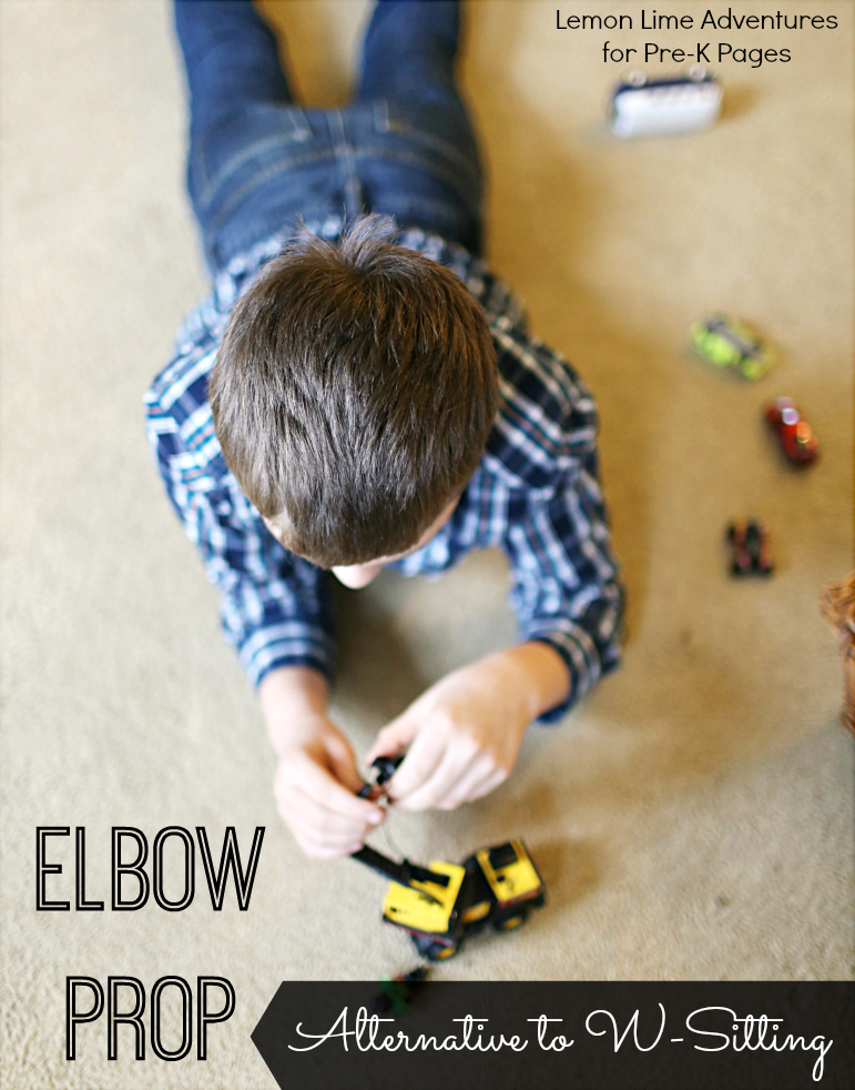 Elbow Prop Sitting Position for Kids