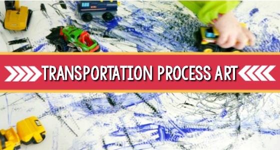 Transportation Process Art Activity For Preschool