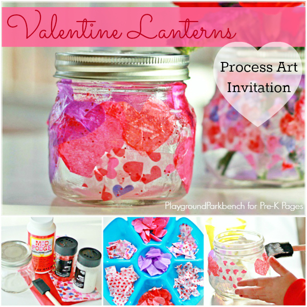 Valentine Lantern for preschool