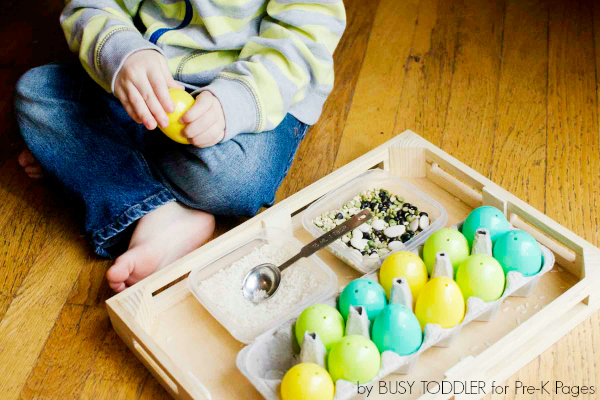 Easter egg transfer activity