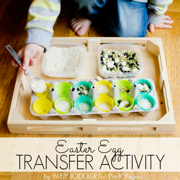 Easter transfer fine motor activitiy