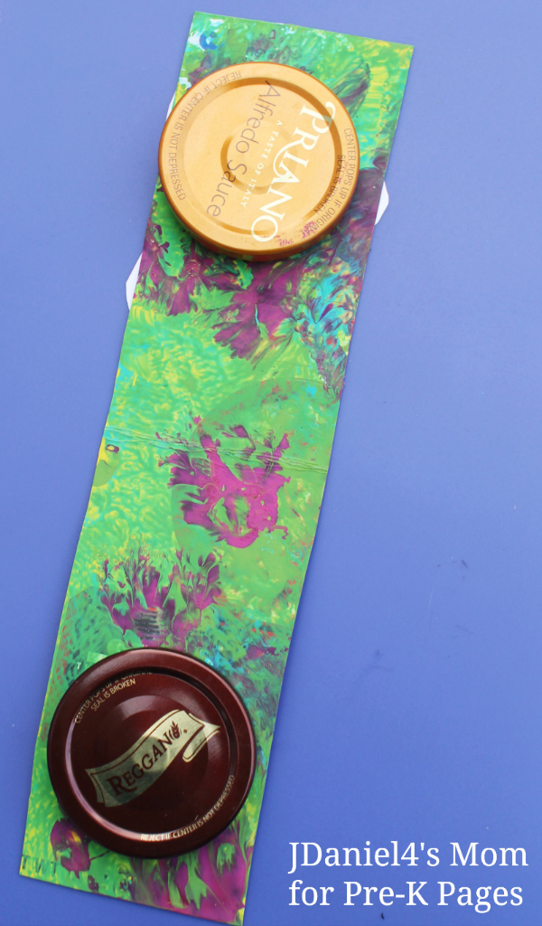 DIY musical instrument castanets easter