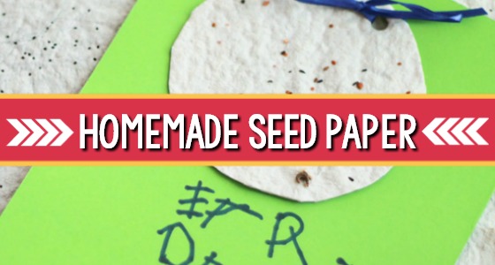 HOW TO MAKE PLANTABLE SEED PAPER - Easy DIY Project using Recycled Paper 