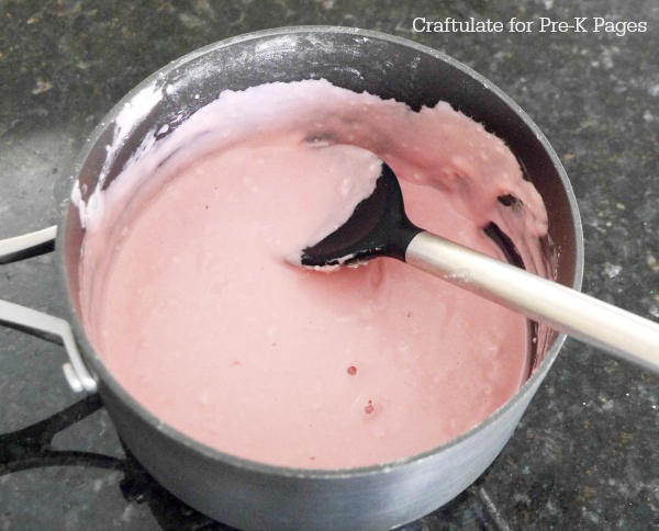 make spring flower play dough