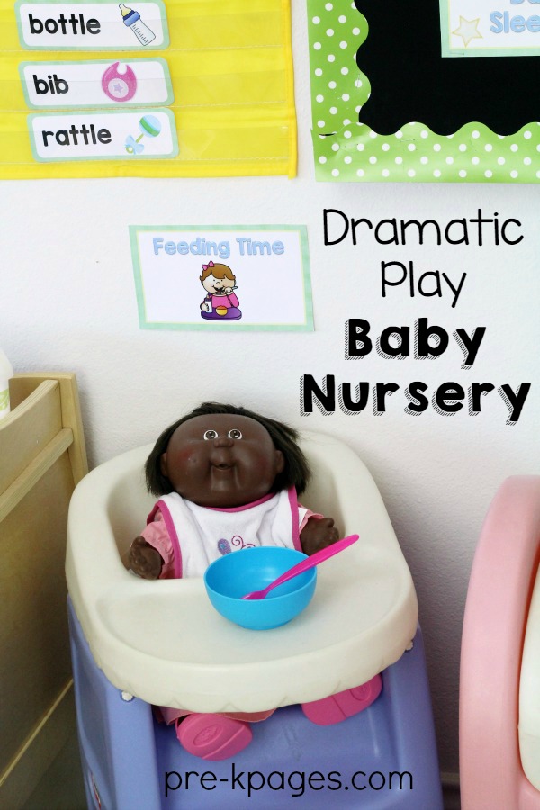 Printable Baby Nursery Props for Dramatic Play Center