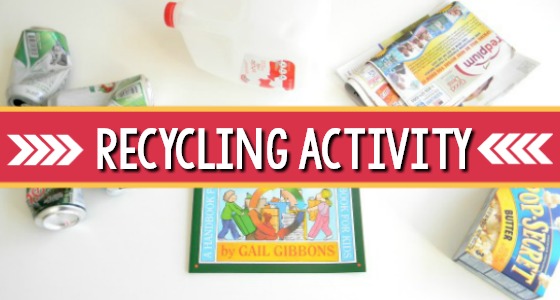 Recycling Activity for Preschoolers