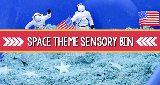 Space Theme Sensory Bin
