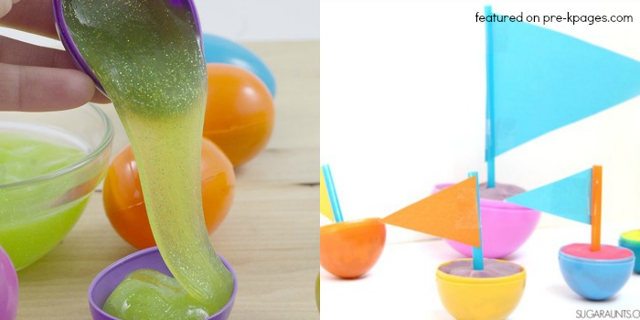 Plastic Egg Crafts and Activities