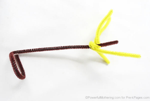 how to make spring flower chenille stems