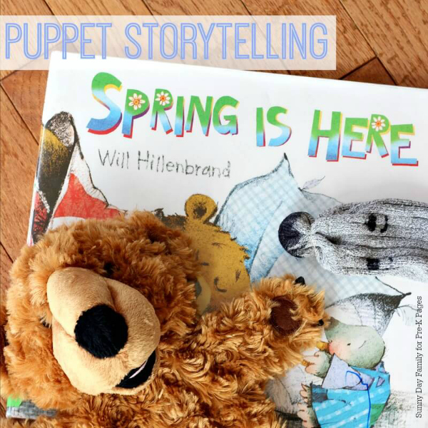 puppet storytelling spring book