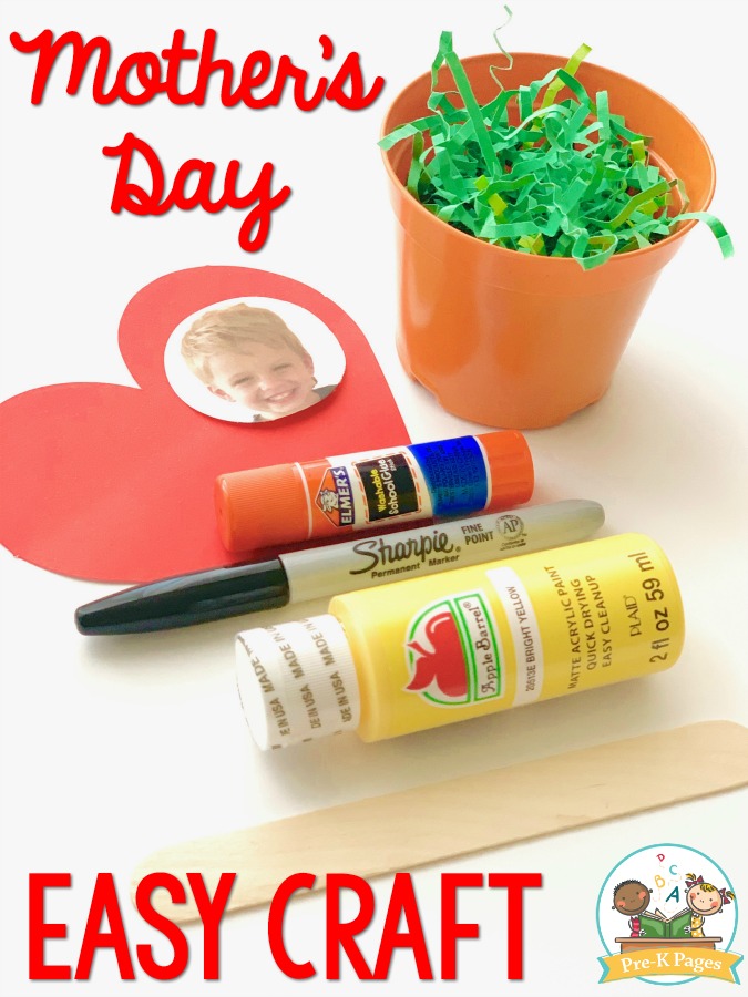 Easy Craft for Mothers Day Kids can Make