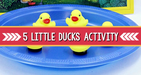 Five Little Ducks Magnet Activity