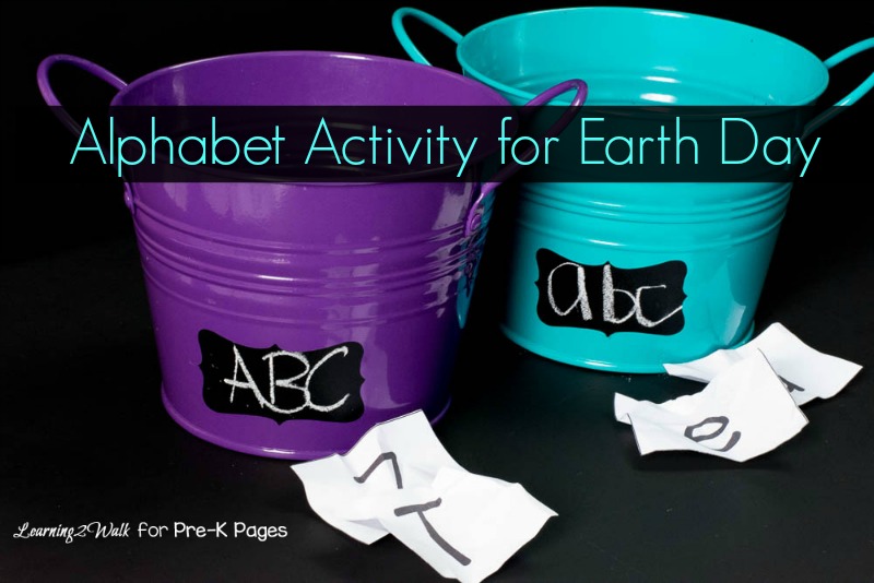 Earth Day Alphabet Activity for Preschoolers