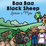 Baa Baa Black Sheep Nursery Rhyme Activities for Preschoolers