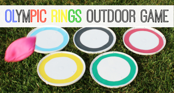 Paper Plate Olympic Rings