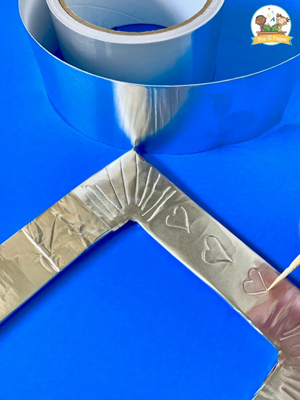 embossed Father's Day frames pre-k