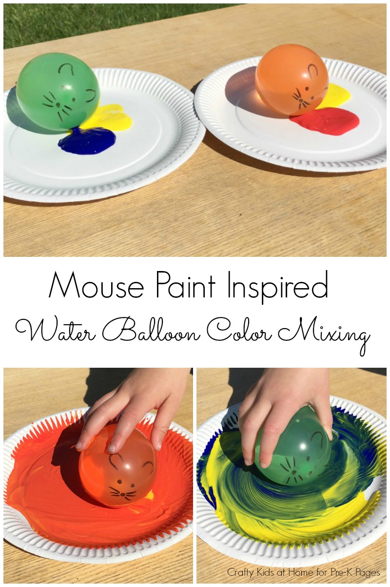 Mouse Paint color mixing for preschool