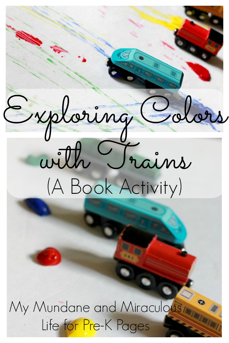 Pre K Pages Train Colors for preschool