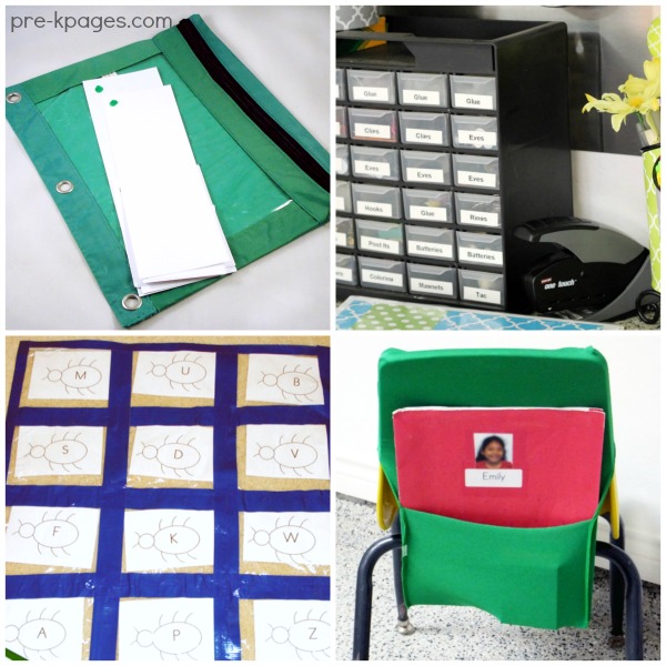 Storage and Organization Ideas for Preschool and Kindergarten Teachers