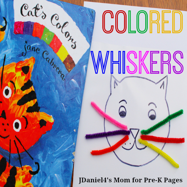 cat's colors colored whiskers