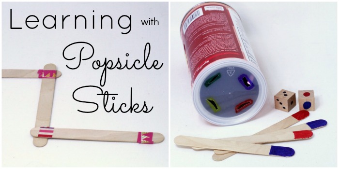 Make Learning Activities for Kids with Craft Sticks