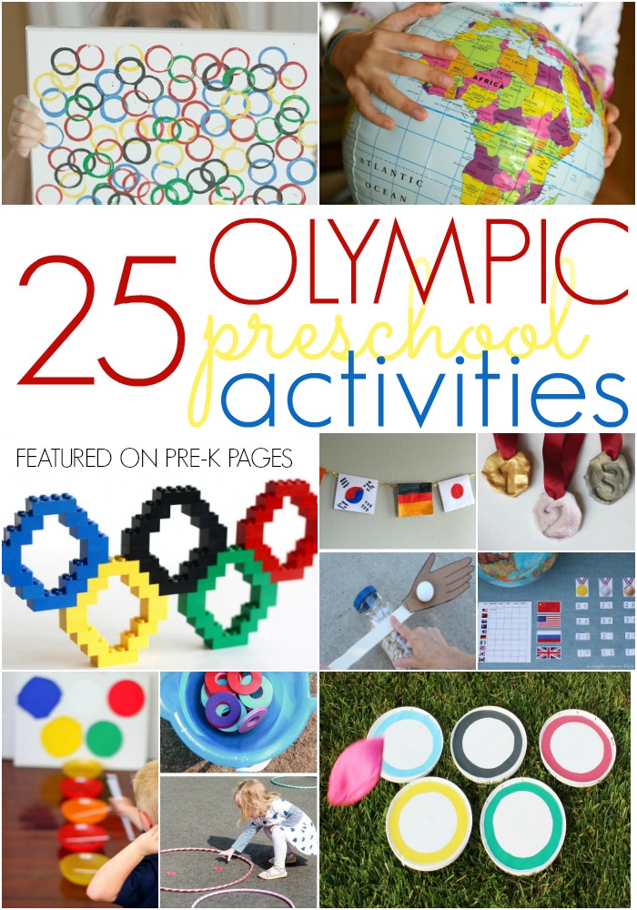 Olympic Theme Activities for Preschool and Kindergarten Kids