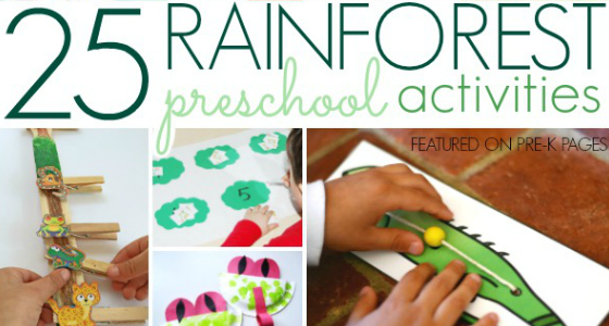 rainforest preschool activities