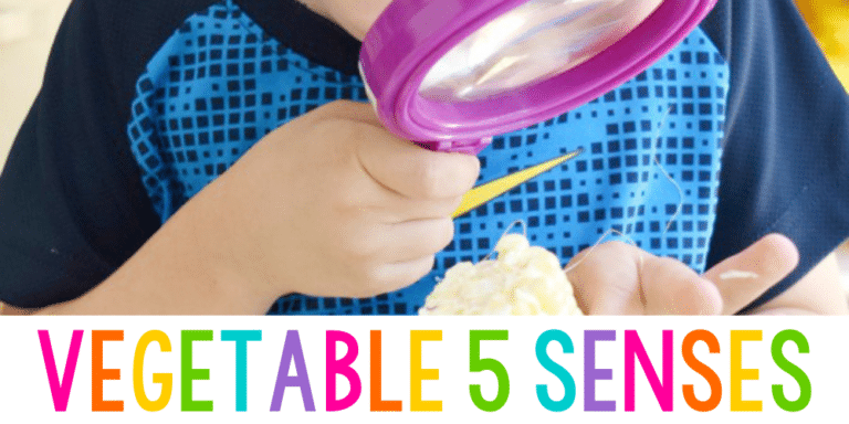 Science for Kids: Exploring Vegetables with the Senses - Pre-K Pages