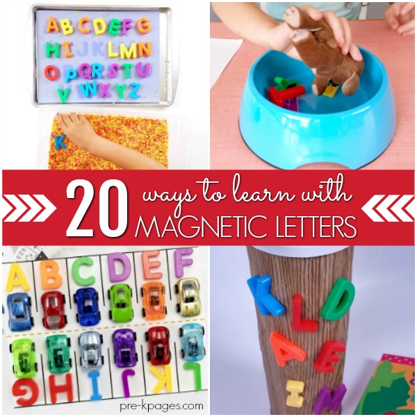 How to use magnetic letters to teach preschoolers