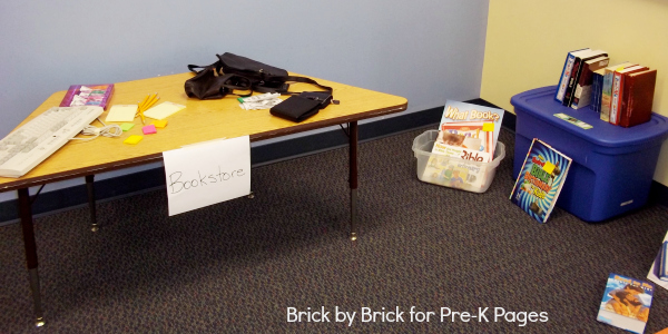 dramatic play bookstore