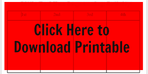 Little Red Hen Sequence Printable