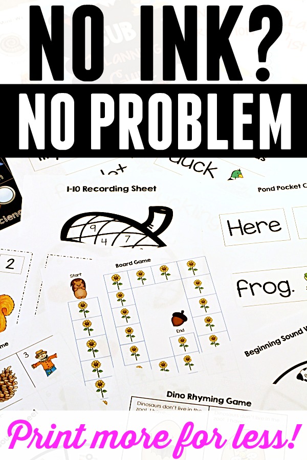 Budget Friendly Printer Ink for Teachers