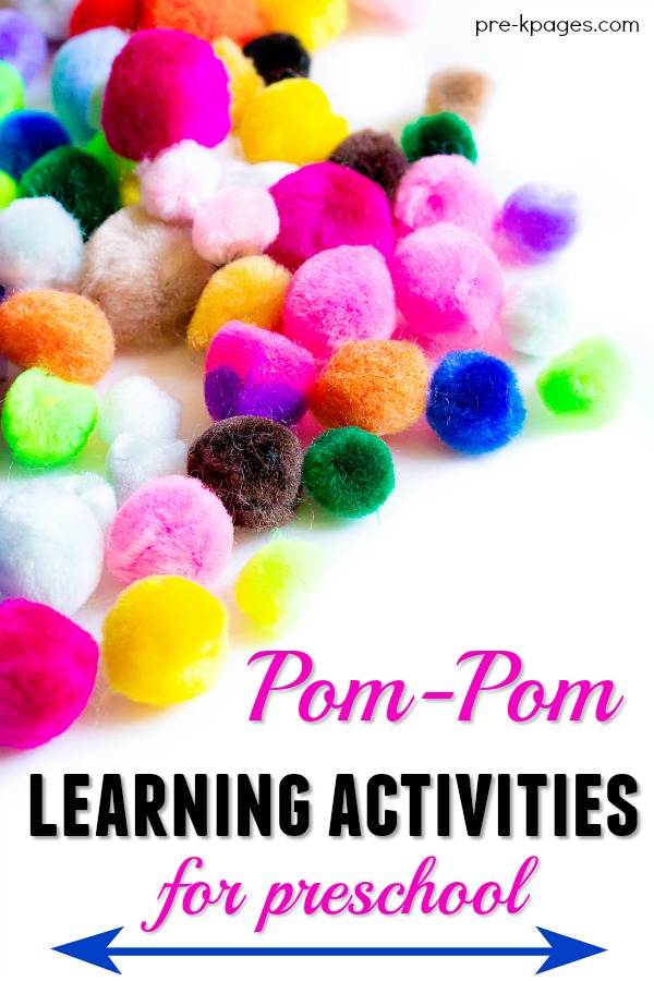 Pom Pom Ideas for Preschool